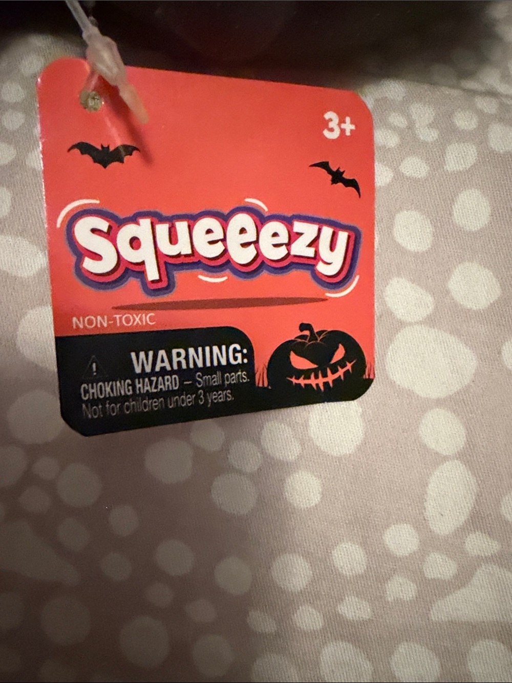 Toymendous Glitter Black Bat Squishy Toy -NWT authentic from Target - Picture 3 of 14